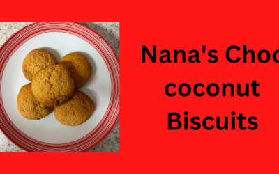 Nana’s Choc Coconut Biscuits